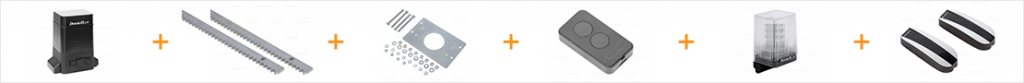 Как собрать комплект автоматики для откатных ворот